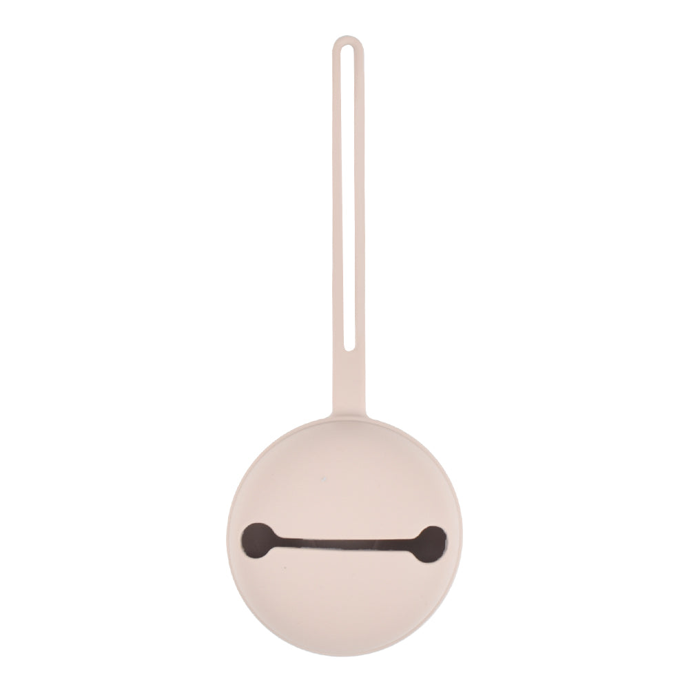 Beige Silicone Pacifier Holder Case
