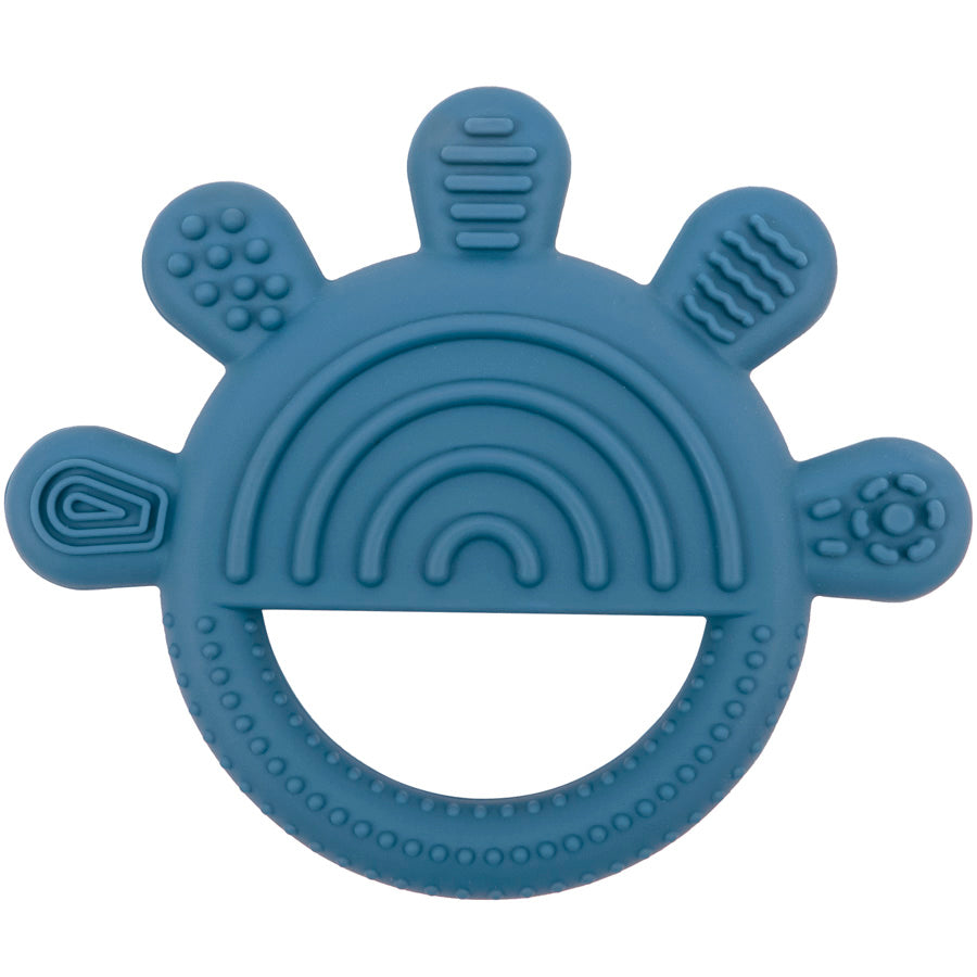 Cerulean Blue Heavy Duty Teething Ring For Babies
