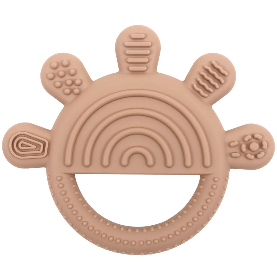 Cinnamon Colored Heavy Duty Teething Ring For Babies