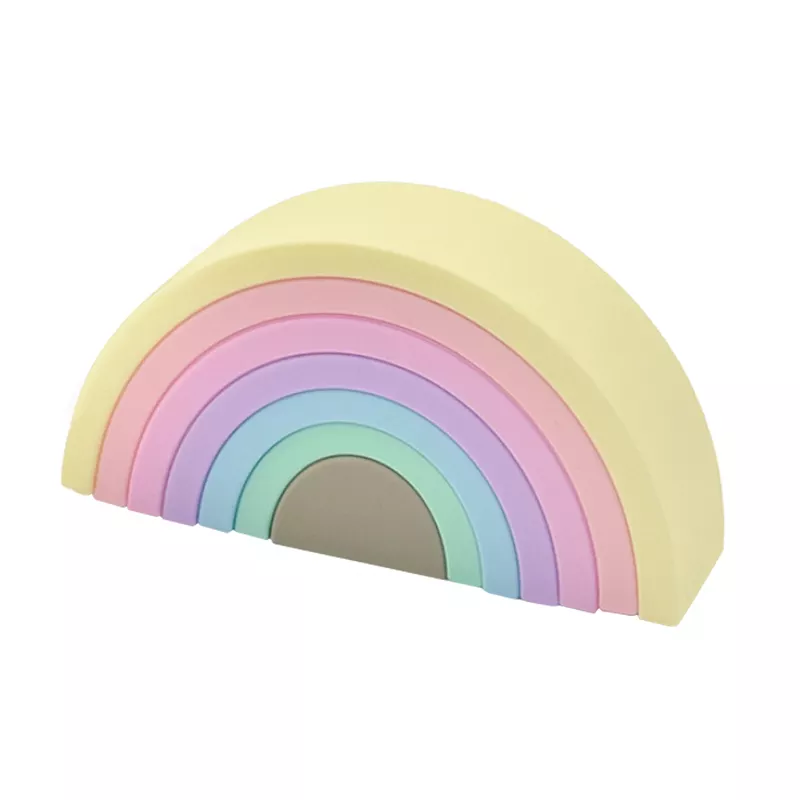 Educational Rainbow Stacking Toy For Babies And Toddlers