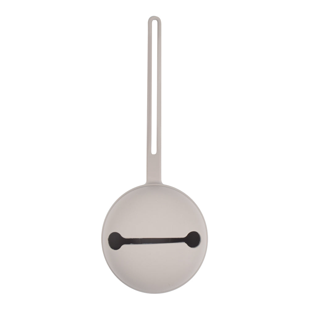 Fossil Gray Silicone Pacifier Holder Case