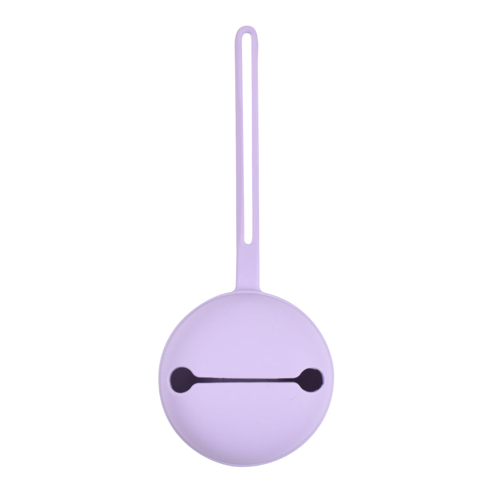Lavender Silicone Pacifier Holder Case