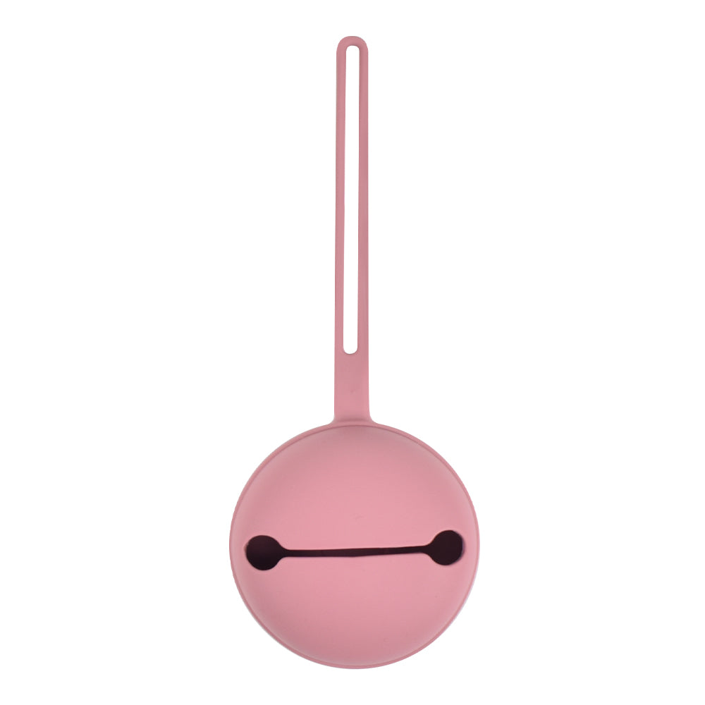 Mauve Silicone Pacifier Holder Case