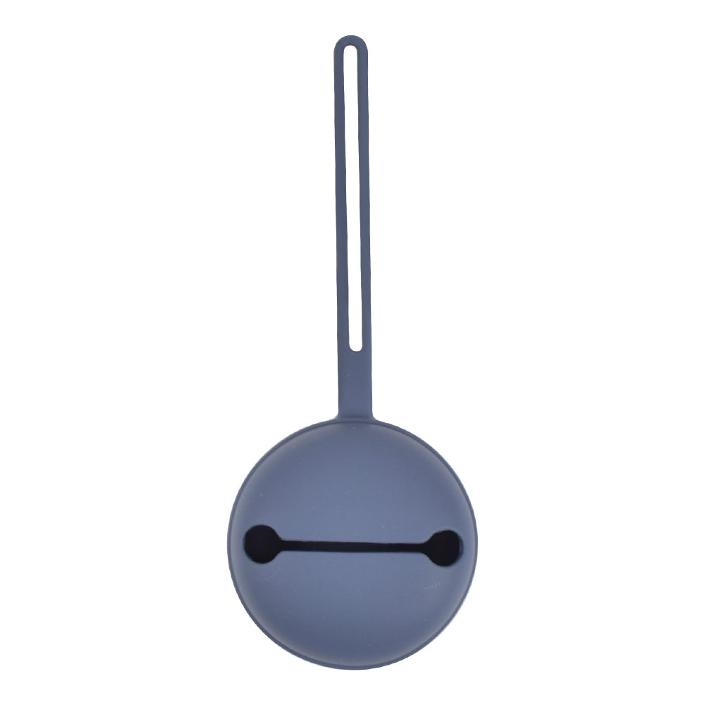 Navy Blue Silicone Pacifier Holder Case