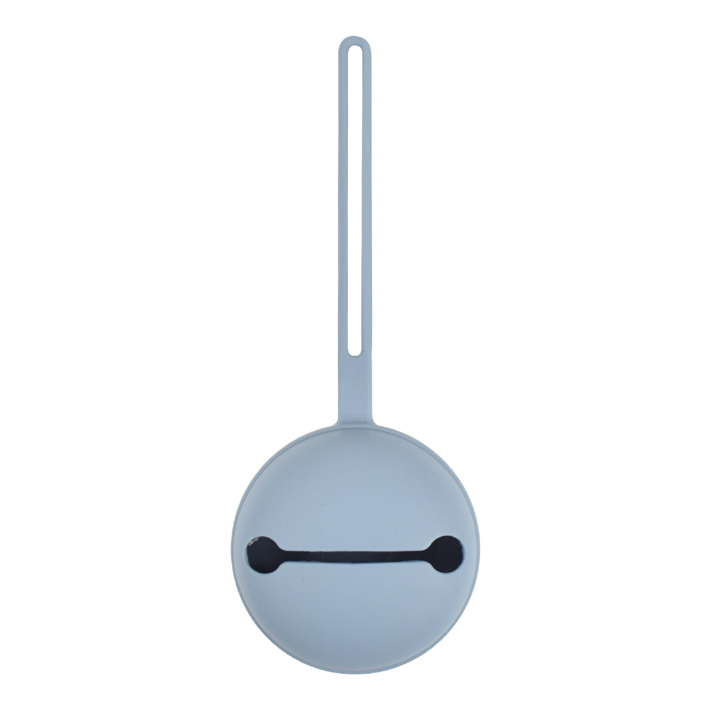 Slate Silicone Pacifier Holder Case