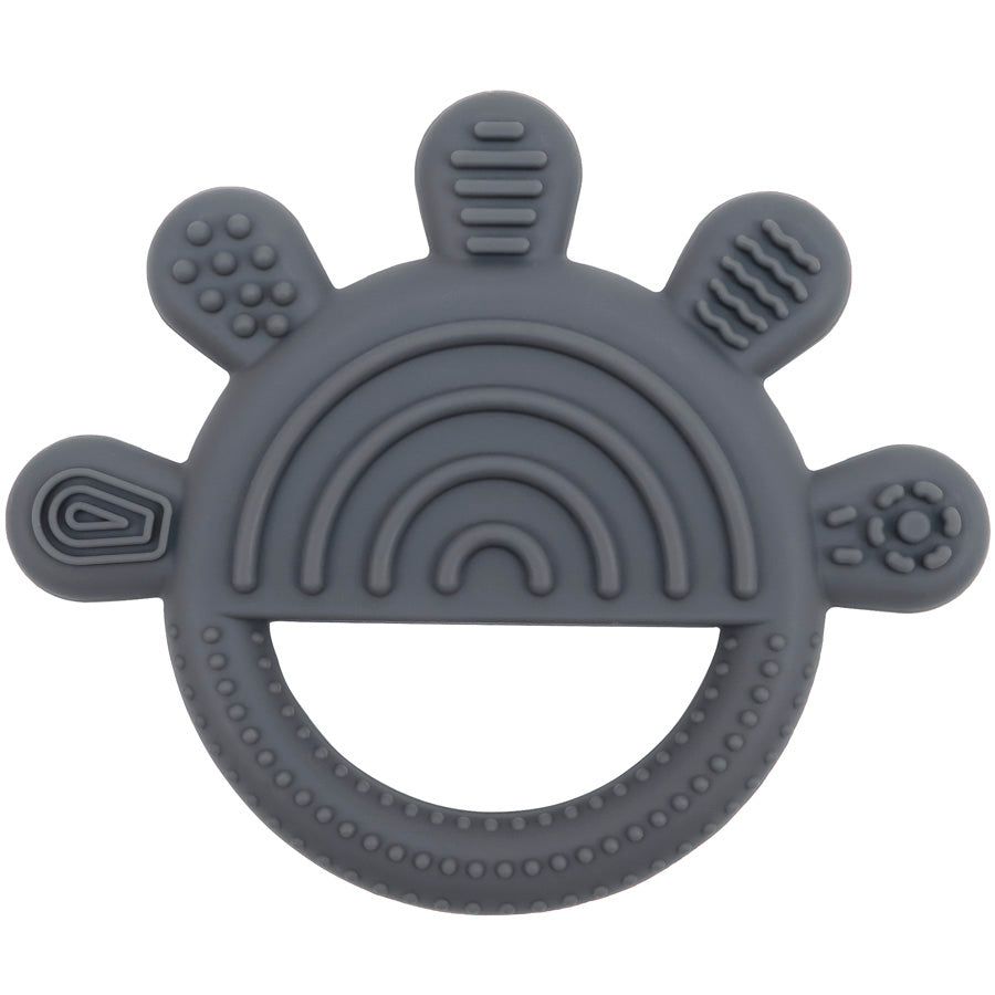 Titanium Gray Heavy Duty Teething Ring For Babies