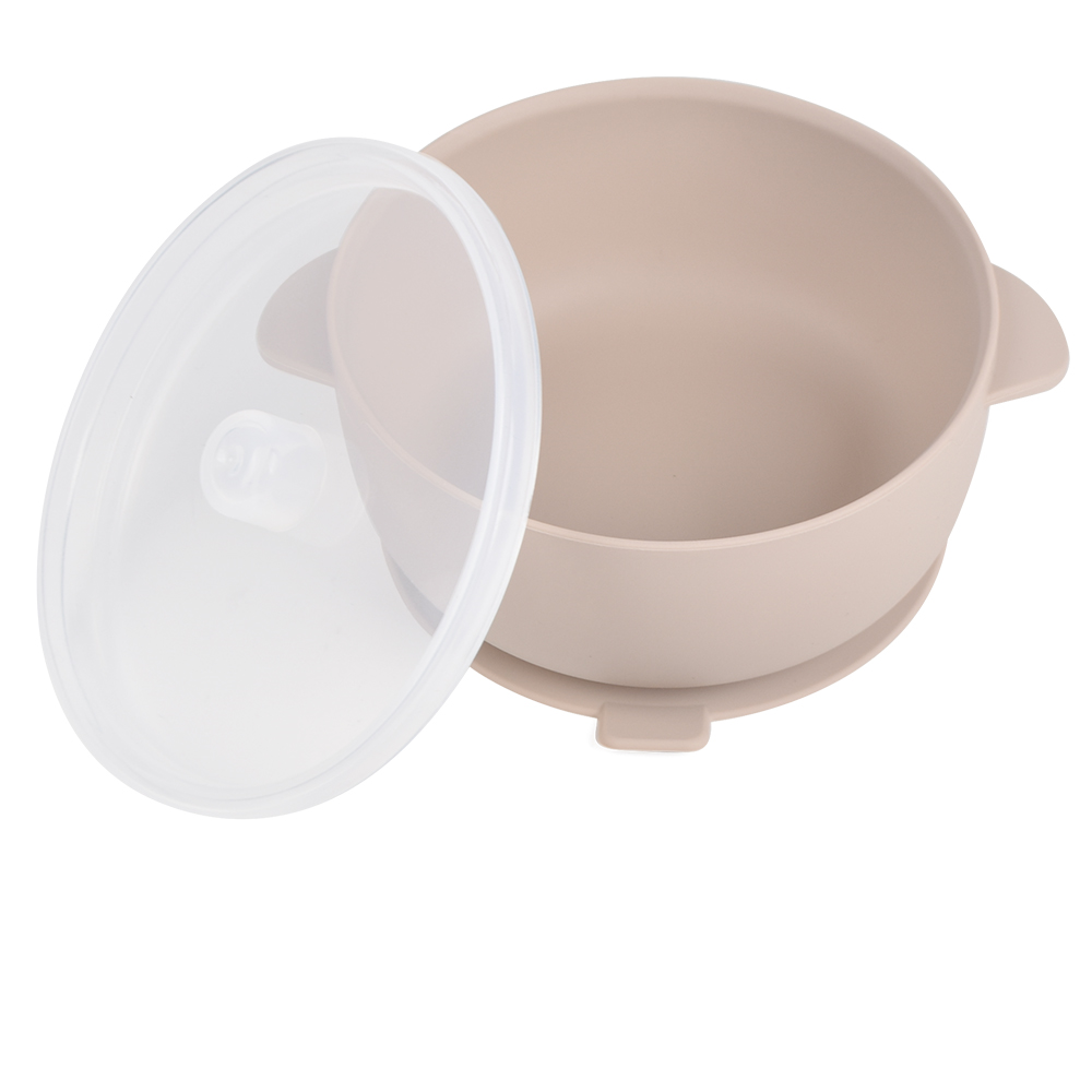 Silicone Suction Bowls With Lids