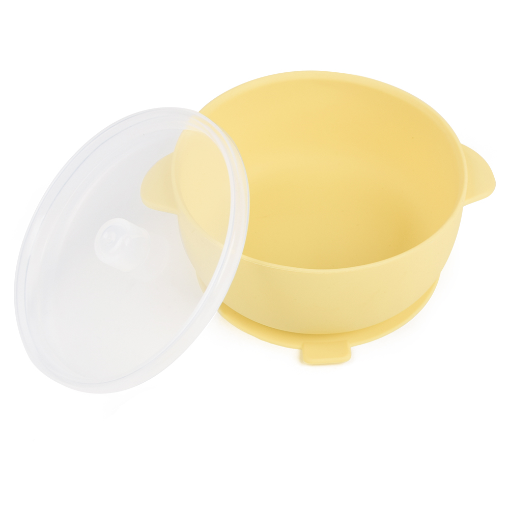 Silicone Suction Bowls With Lids