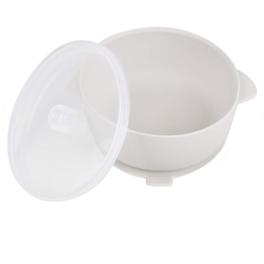 Silicone Suction Bowls With Lids