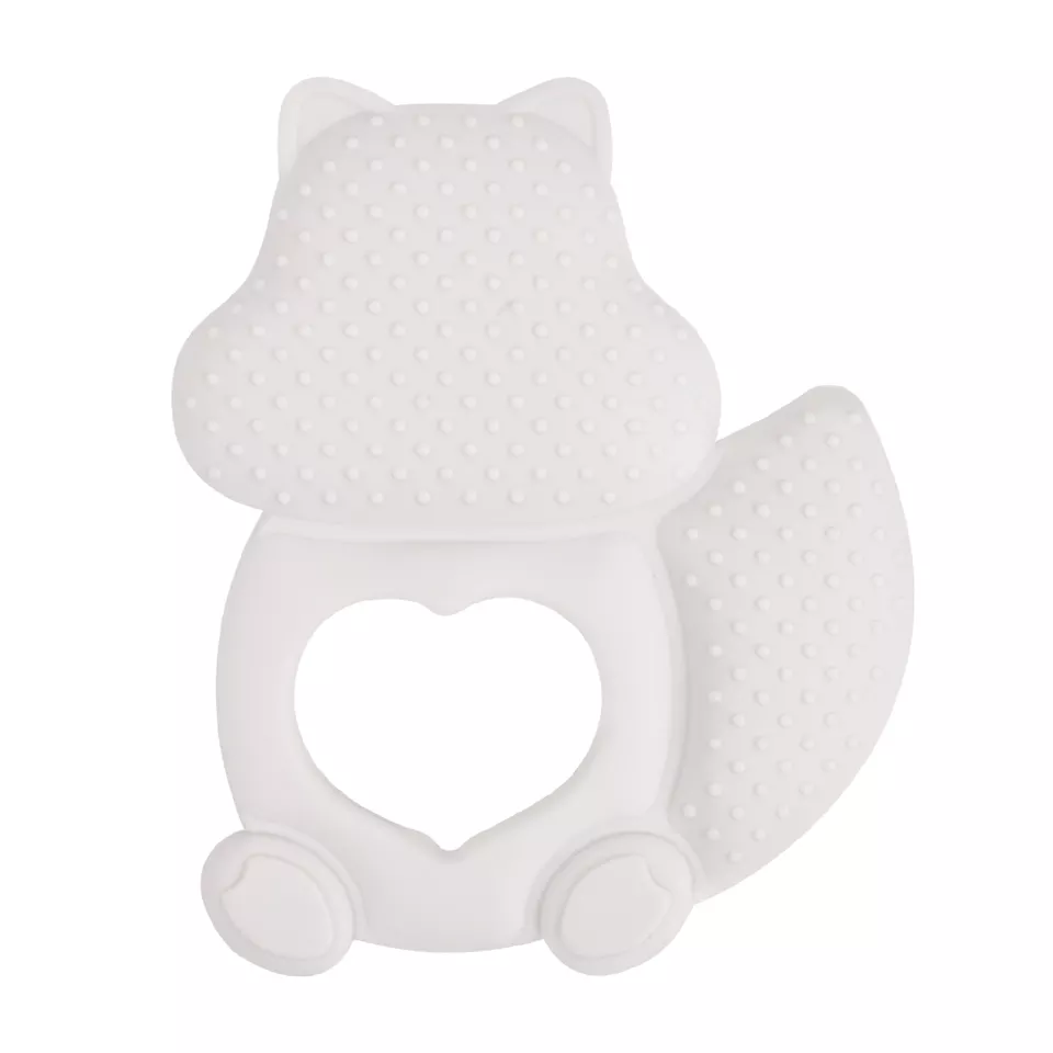Cotton White Color Squirrel Teether For Babies
