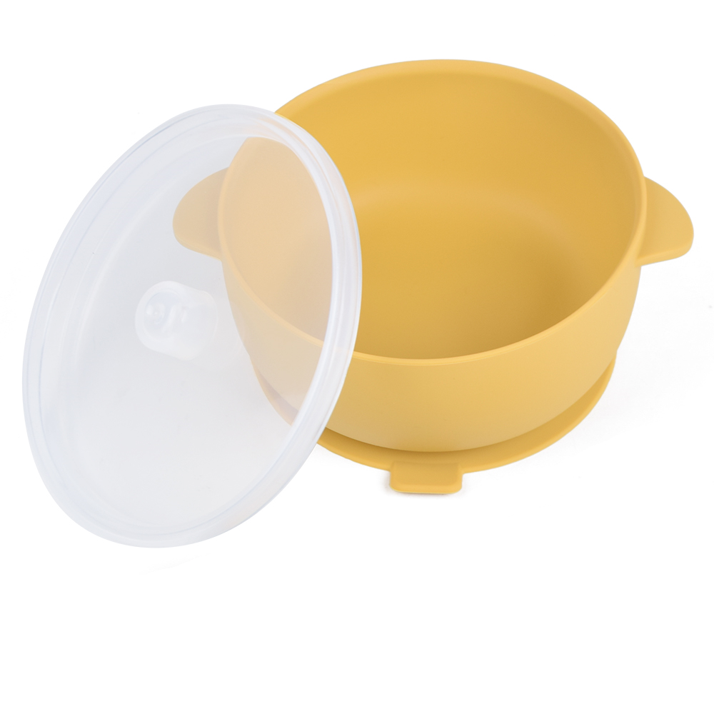 Silicone Suction Bowls With Lids