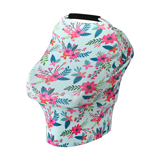 Floral Carseat Canopy Covers For Babies