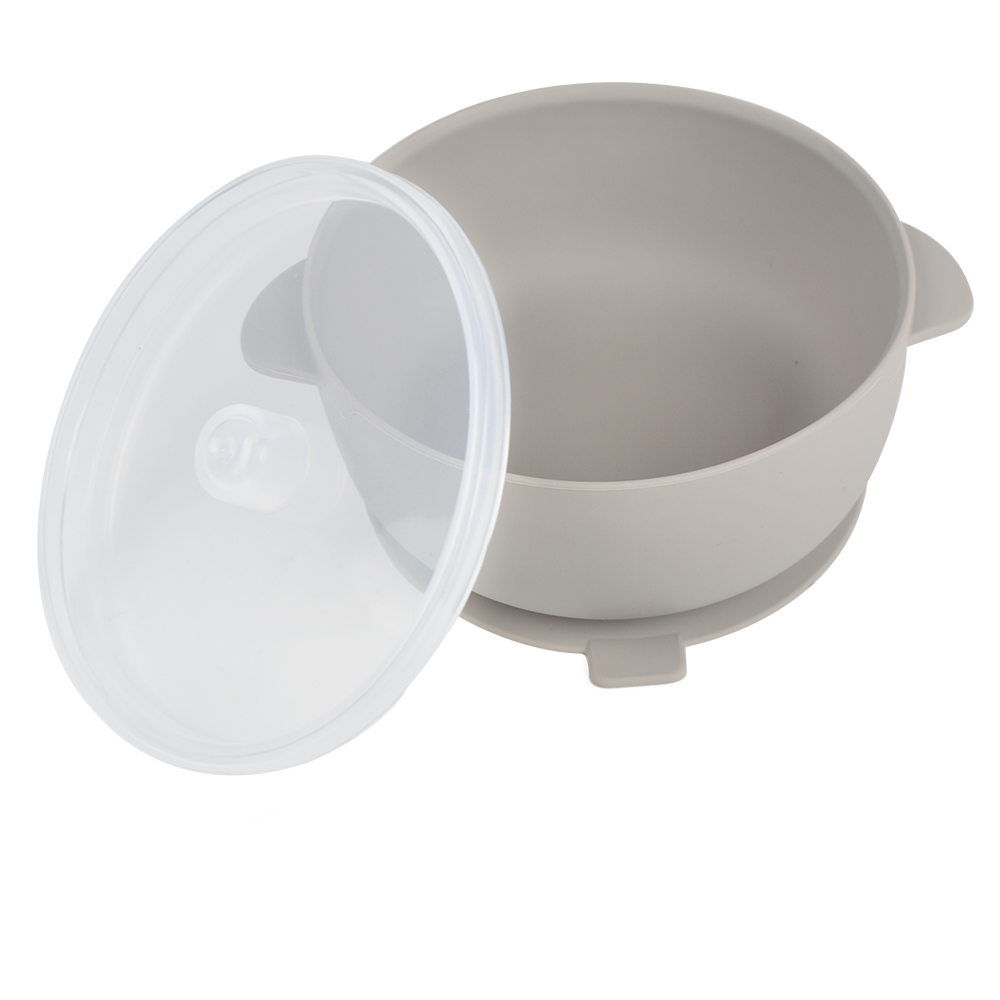 Silicone Suction Bowls With Lids