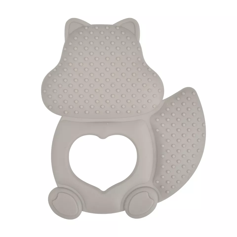 Fossil Gray Squirrel Teether For Babies