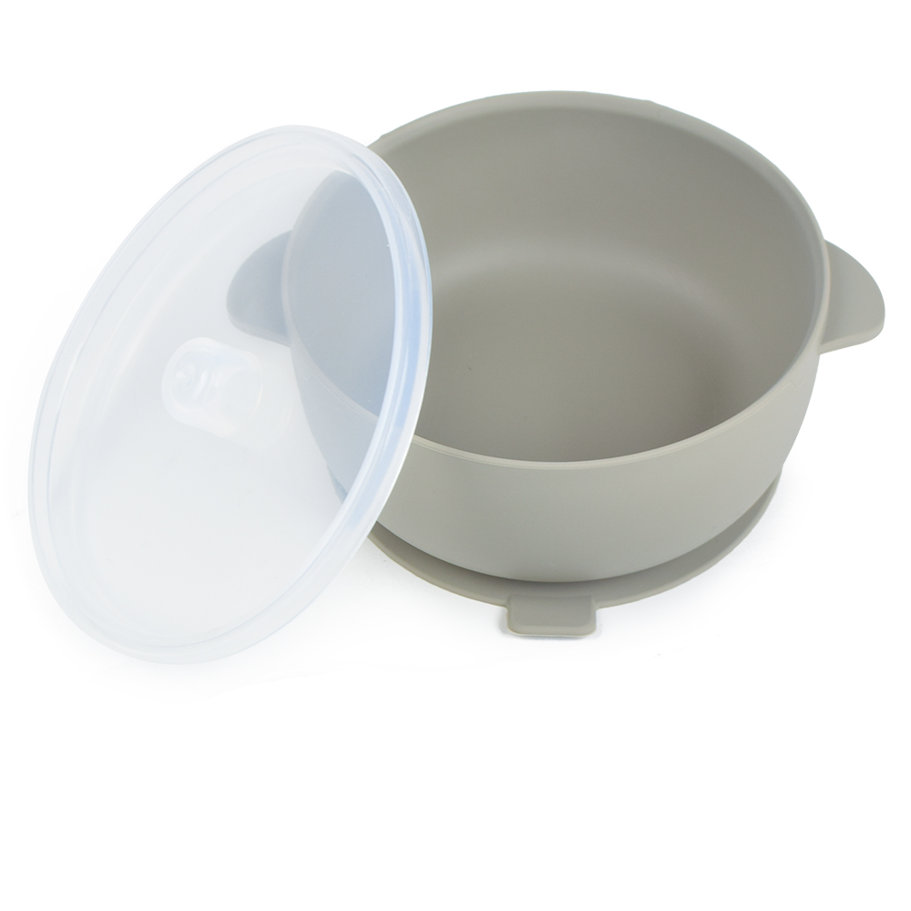 Silicone Suction Bowls With Lids