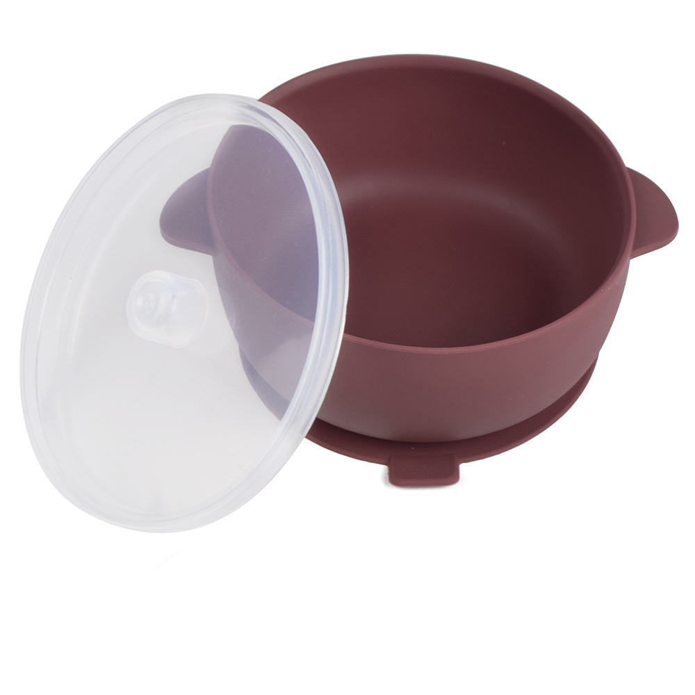 Silicone Suction Bowls With Lids