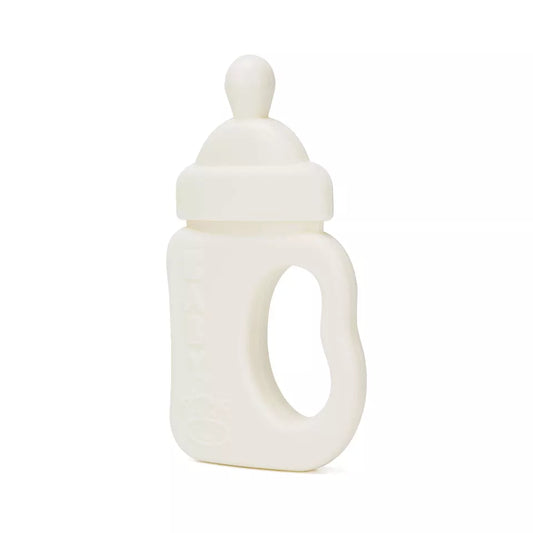 White Milk Bottle Teether Teething Toy For Babies