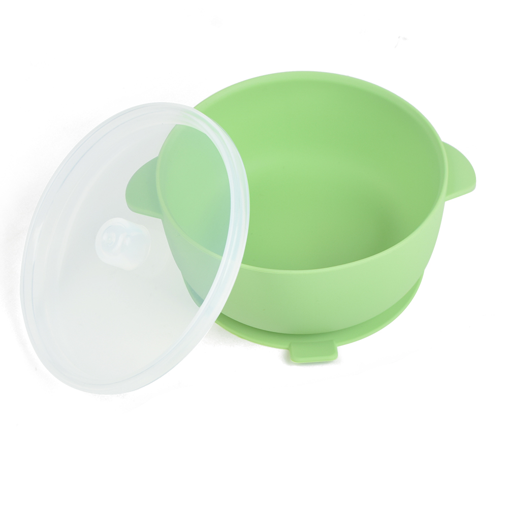 Silicone Suction Bowls With Lids