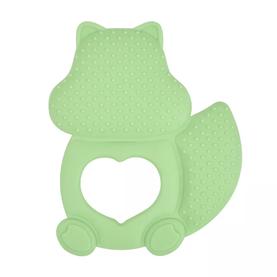 Mint Green Squirrel Teether For Babies