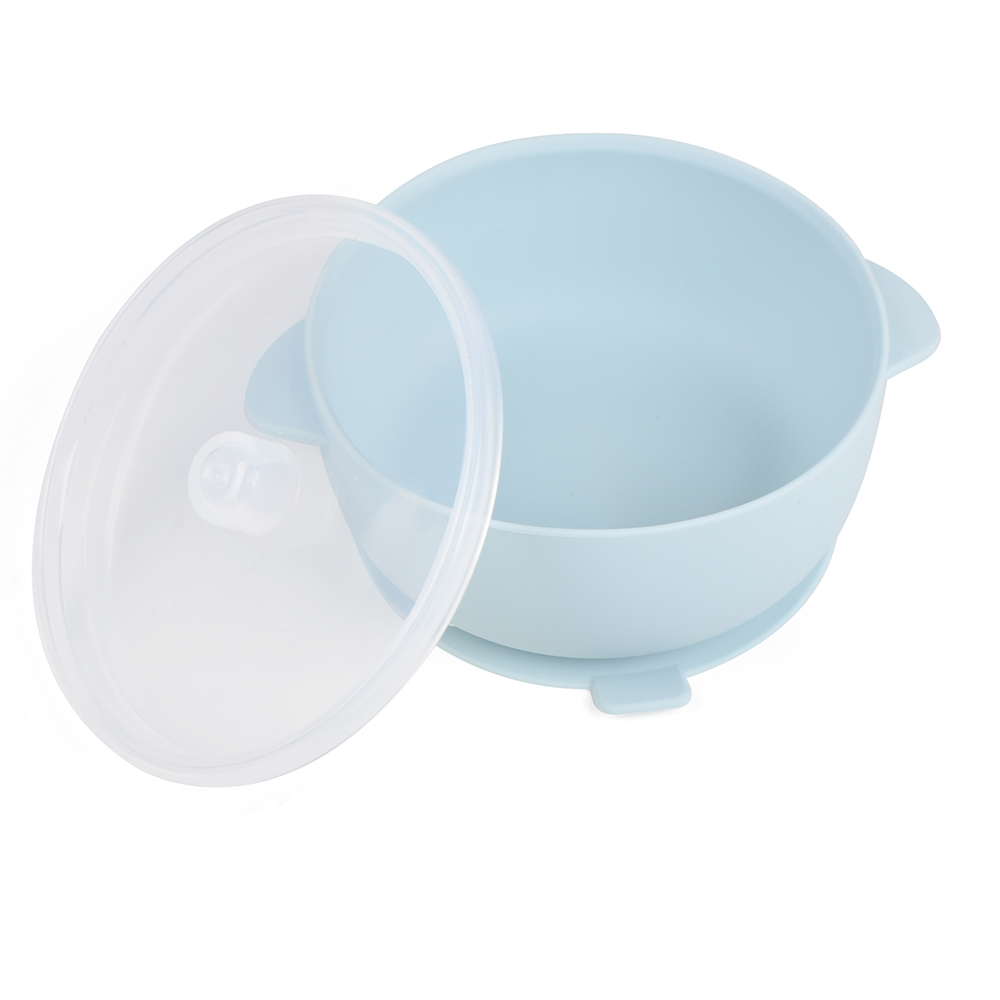 Silicone Suction Bowls With Lids