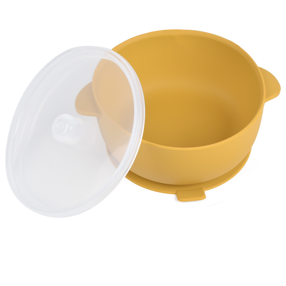 Silicone Suction Bowls With Lids