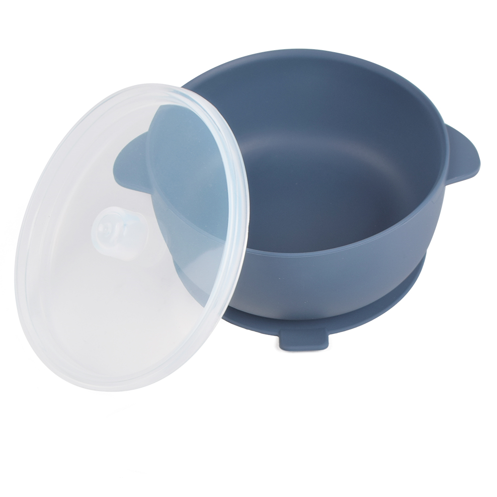 Silicone Suction Bowls With Lids