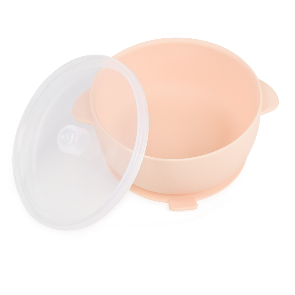 Silicone Suction Bowls With Lids