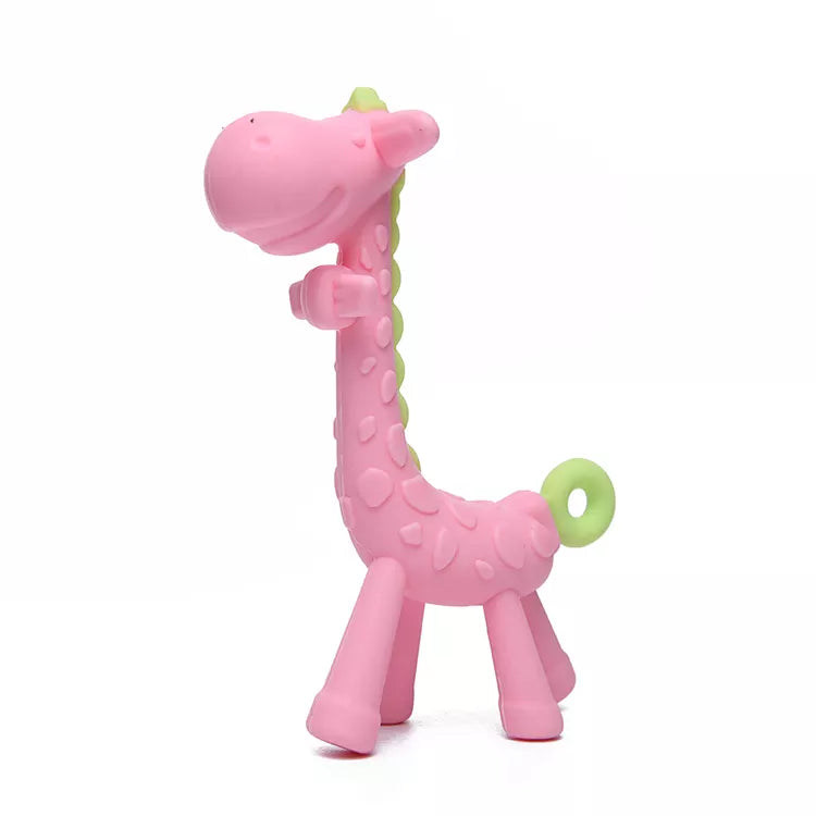 Pink Giraffe Teether Toy