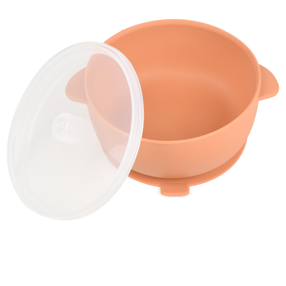 Silicone Suction Bowls With Lids