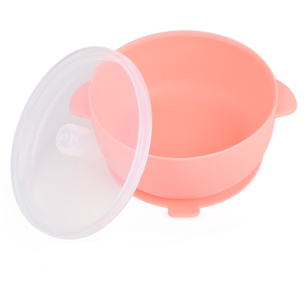 Silicone Suction Bowls With Lids