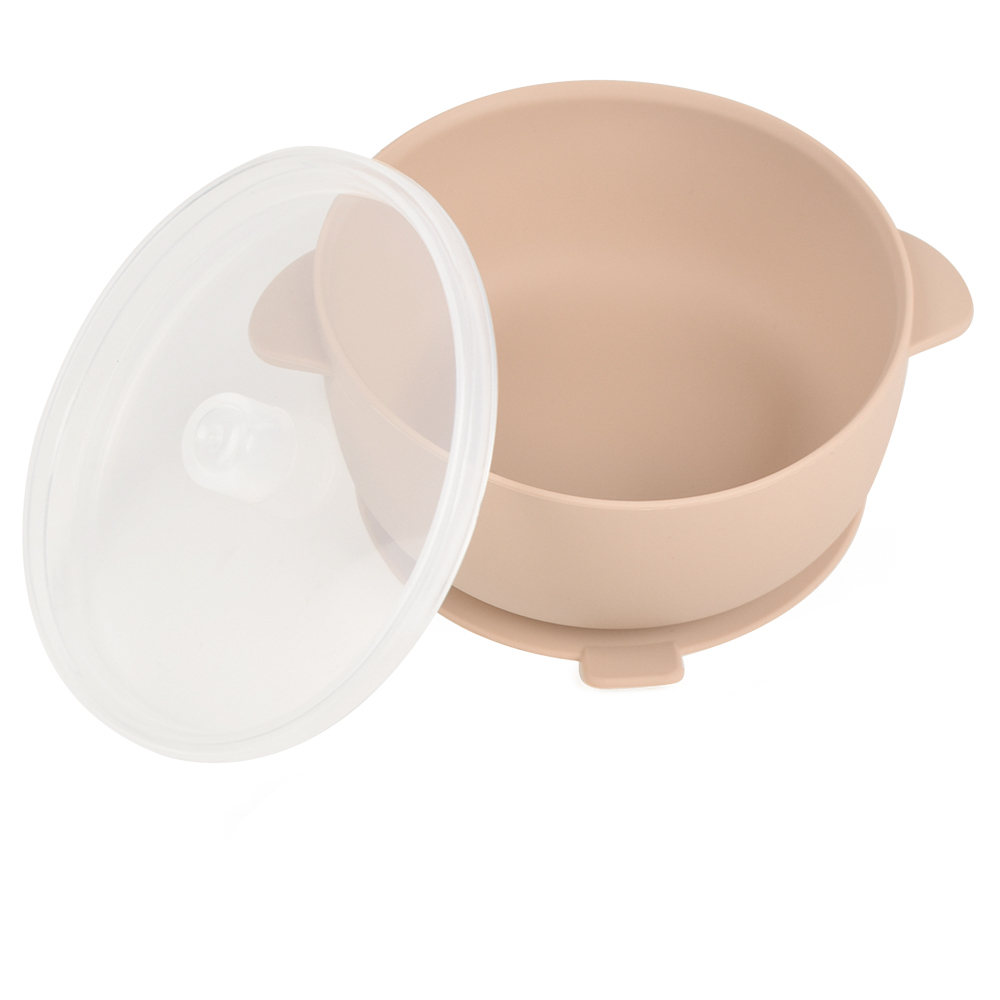 Silicone Suction Bowls With Lids