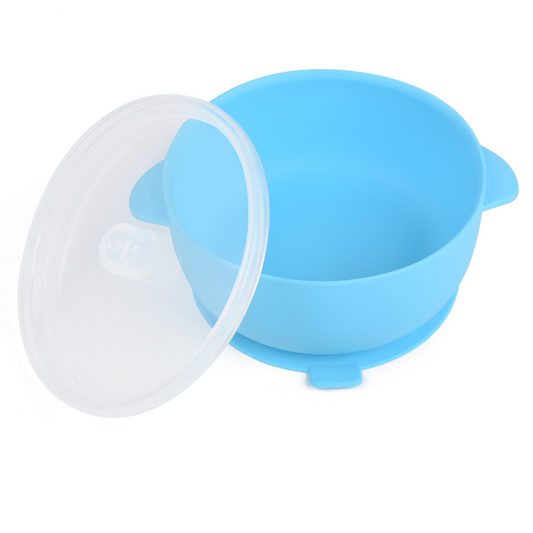 Silicone Suction Bowls With Lids
