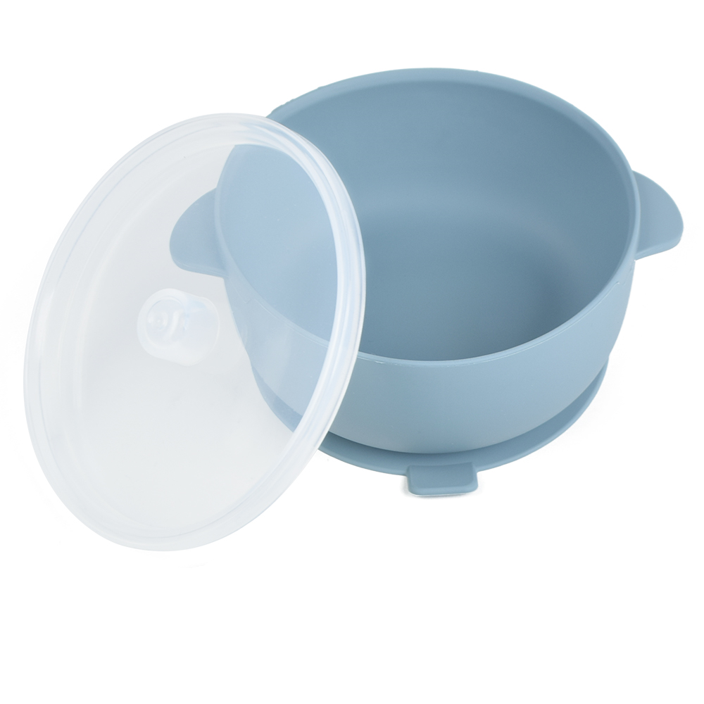 Silicone Suction Bowls With Lids