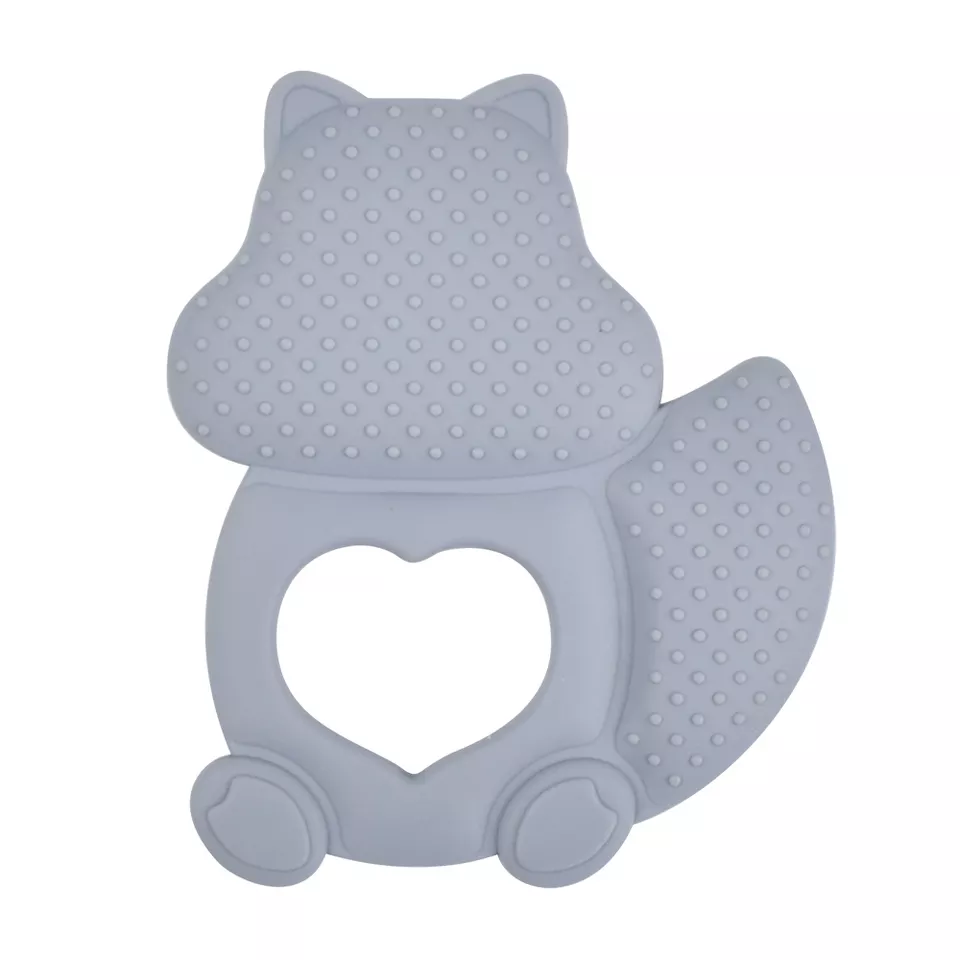 Steel Color Squirrel Teether For Babies