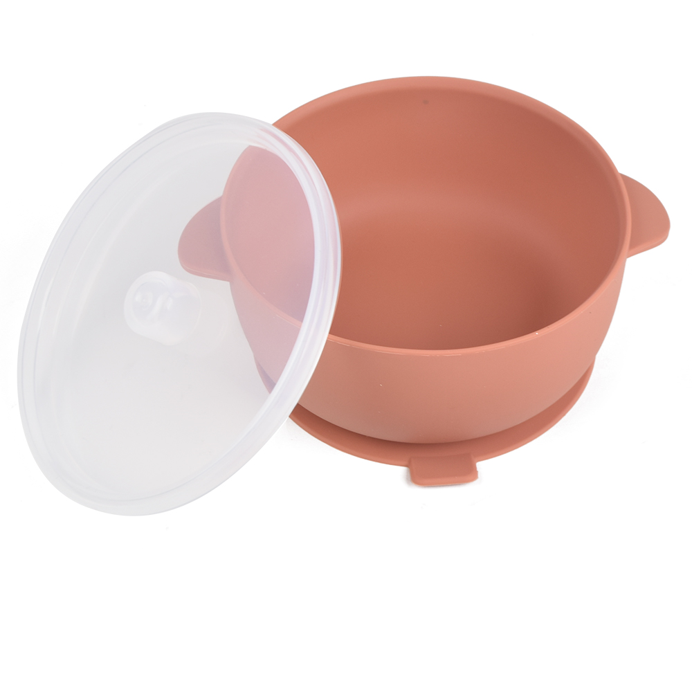 Silicone Suction Bowls With Lids