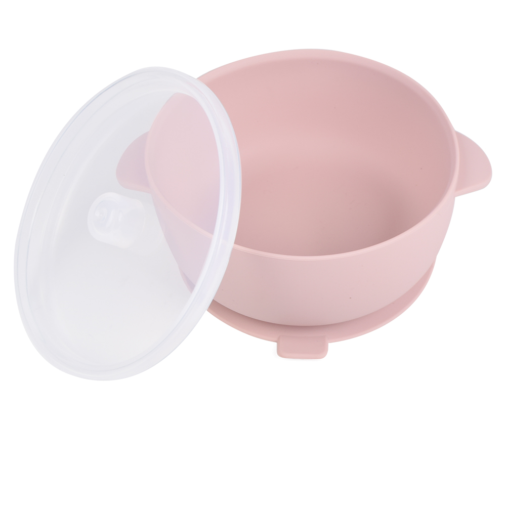 Silicone Suction Bowls With Lids